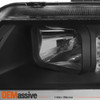 [Black] Fits 2004 2005 2006 2007 2008 Acura TSX LED Bar Projector Headlights