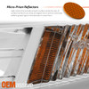 For Ford Edge 2007-2010 LED Light Bar DRL Projector Headlights - Chrome Housing
