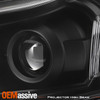 Fit 2011 2012 2013 2014 2015 Chevy Cruze Black Projector Headlights Replacement