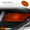 Fit 13-16 Dodge Dart HID Model Projector LED Tube DRL Headlights Light Left+Right