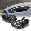 Fit 13-16 Dodge Dart HID Model Projector LED Tube DRL Headlights Light Left+Right