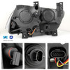 Fit [Switchback LED] 2011-2014 Dodge Charger Black DRL Tube Projector Headlights