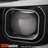Fit 2013-2015 Chevy Malibu 16 Limited LED Strip DRL Projector Headlights 13-15