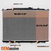 Lifetime Warranty Fit 2001-02 Acura MDX 2003-04 Honda Pilot 3.5 V6 Radiator 2417