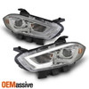 Fit 2013-2016 Dodge Dart Projector LED Light Tube Headlights 13 14 15 16 Light