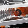 [Halogen Upgrade] Fit 2015-20 Suburban Tahoe LED DRL Chrome Projector Headlights