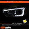 Fit 2011-2014 Dodge Charger LED Signal DRL Tube Projector Headlights