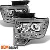 Fit 2009-2014 Ford F150 Halo Projector DRL LED Headlights Lights Lamps