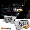 Fits [Angel Mono-Eye Tech] 2009-2018 Dodge Ram 1500 2500 3500 Halo LED Headlight
