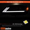 [LED DRL SWITCHBACK] For 2014-2020 Chevy Impala Black Projector Headlight Lamp