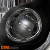 Fits 2005-2006 Tundra Double | Crew Cab [Black] Headlights w/ Corner Lights Pair