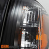 Fits 2005-2006 Tundra Double | Crew Cab [Black] Headlights w/ Corner Lights Pair
