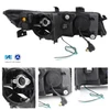 For 04-08 Acura TSX LED Bar DRL Projector Smoke Headlights + Tail Lights Combo