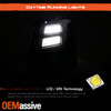 For 07-14 Escalade Black LED DRL Projector Headlight + Dark Red Tail light