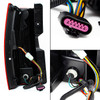 For 07-14 Escalade Black LED DRL Projector Headlight + Dark Red Tail light