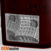 For 07-14 Escalade Black LED DRL Projector Headlight + Dark Red Tail light