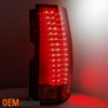 For 07-14 Escalade Black LED DRL Projector Headlight + Dark Red Tail light