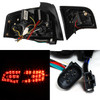Fits 05-08 Audi A4 S4 RS4 Quattro Turbo Red Smoke 4Pcs LED Tail Lights +Trunk Pc