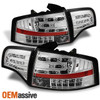 Fits 05-08 Audi A4 S4 RS4 Quattro G2 Euro Clear Full LED Tail Lights W/Trunk Pc