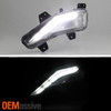 For 2019-2024 Chevy Malibu Sedan LED DRL Bumper Turn Signal Lamp Fog Lights Pair