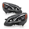 For 2014-2016 Mercedes-Benz E-Class W212 Sedan/Wagon Halogen LED Healights Pair