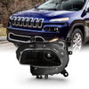 For 2014-2018 JEEP Cherokee [HID/Xenon] Projector Black Headlight Driver Left