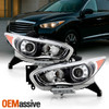 Fit 13 Infiniti Jx35/ 14-15 QX60 HID Model Projector LED Headlights Right & Left