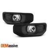 For 2019-2024 RAM 1500 Halogen Type Chrome Bumper Fog Lights Pair w/ Switch Bulb