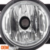 For 2019-2024 RAM 1500 Halogen Type Chrome Bumper Fog Lights Pair w/ Switch Bulb