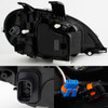 Fit Black 2004-2017 Freightliner Columbia semi-trailer LH & RH Black Headlights