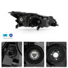Fits 2019-2022 New Nissan Altima 4Dr Sedan Headlights OE Style - Black Housing