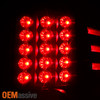 Fit 2002-2006 Chevy Avalanche 1500 | 2500 L + R Black Smoked LED Tail Lights