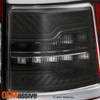 For 2019-2022 Ram 1500 [Halogen Type] LED Black Tail Lights w/ Seqential Signal