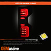 For 2019-2022 Silverado 1500 | 2020 2500HD/ 3500HD LED Type Black Tail Light