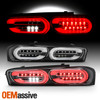For 2016-2018 Chevy Camaro LED Tube Black Tail Lights w/ LED Sequential Signal