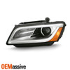 For 13-17 Audi Q5 OE Projector DRL LED Headlights Driver Left Side [HID AFS]