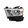 For 2019-2021 RAM 1500 Truck [Halogen Type] Headlight w/Chrome Bezel Driver Left