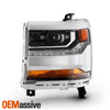 For 2016-2019 Silverado 1500 [HID/Xenon] Projector Headlight w/LED Parking Left