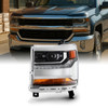 For 2016-2019 Silverado 1500 [HID/Xenon] Projector Headlight w/LED Parking Left