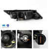 For 2014-2015 Optima Halogen Projector Black Headlights Left+Right w/o LED Light