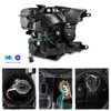 For 18-20 F150 LED DRL Sequential Turn Black Projector Headlight + V2 Tail Light