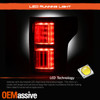 For 18-20 F150 LED DRL Sequential Turn Black Projector Headlight + V2 Tail Light
