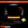 For 19-22 Silverado 1500 Halogen Projector Chrome Headlamp LED Sequential Signal