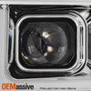 For 19-22 Silverado 1500 Halogen Projector Chrome Headlamp LED Sequential Signal