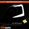 For 05-10 Chevy Cobalt 07-10 Pontiac G5 LED [C-Tube] Projector Black Headlights