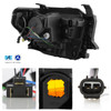 For 2014-2021 Tundra Limited SR SR5 Built-In LED Tube Projector Black Headlights