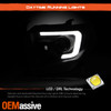 For 2014-2021 Tundra Limited SR SR5 Built-In LED Tube Projector Black Headlights