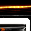 For 11-13 Sequoia Projector Chrome Headlights w/LED Sequential+ Tube DRL Running