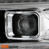 For 19-22 RAM 1500 Halogen Chrome Headlights LED High&Low Beam+Sequential Signal