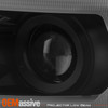 For 16-22 Tacoma SR Projector Black Smoked Headlights LED Tube Sequential Signal